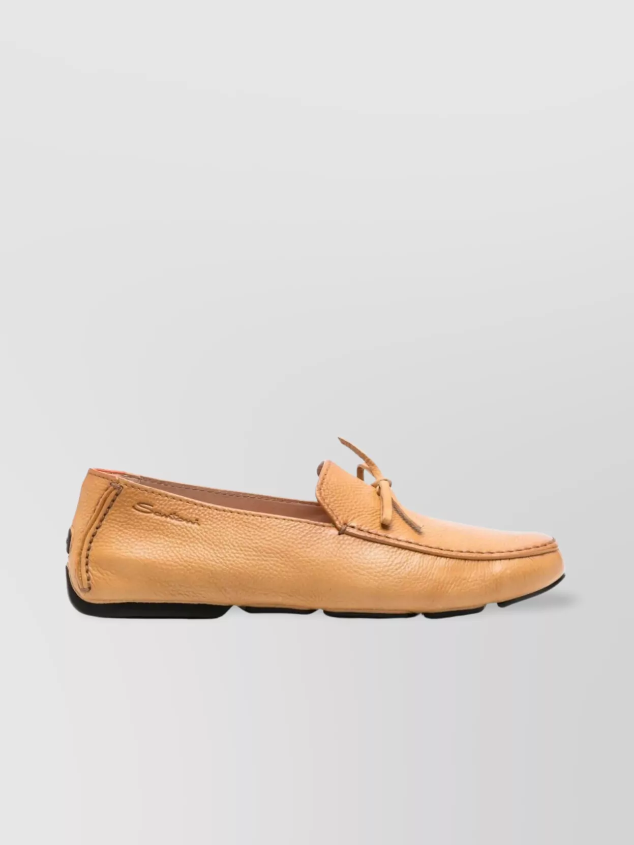 Santoni Havana Loafer Barbados Moken Bow Detail