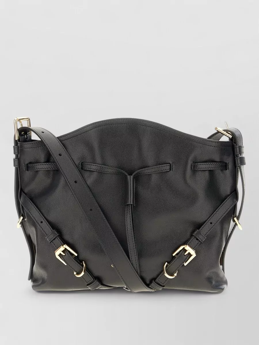 Givenchy voyou small leather bucket bag