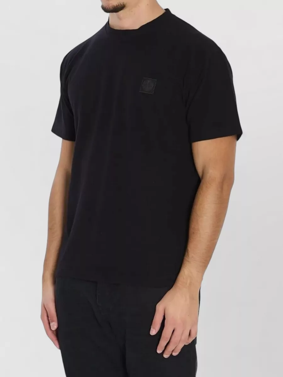 Stone Island Short Sleeve Crew Neck Cotton T Shirt
