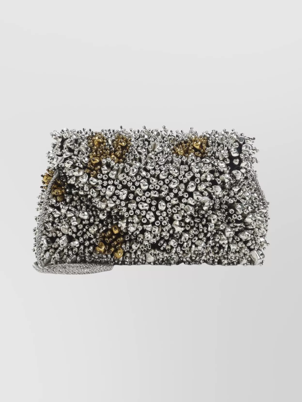 Dries Van Noten Small Chain Strap Beaded Clutch Bag
