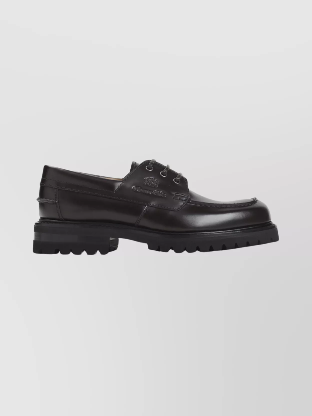 Church's Chunky Sole Round Toe Leather Loafers