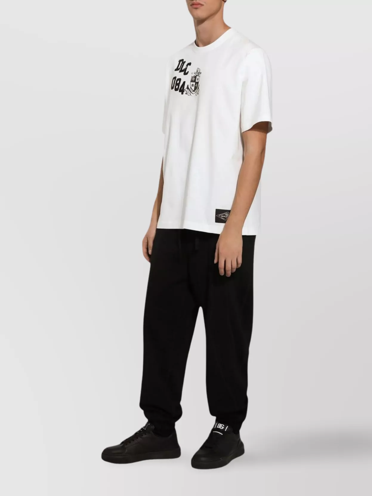 Dolce&Gabbana Waist Drawstring Relaxed Fit Trousers