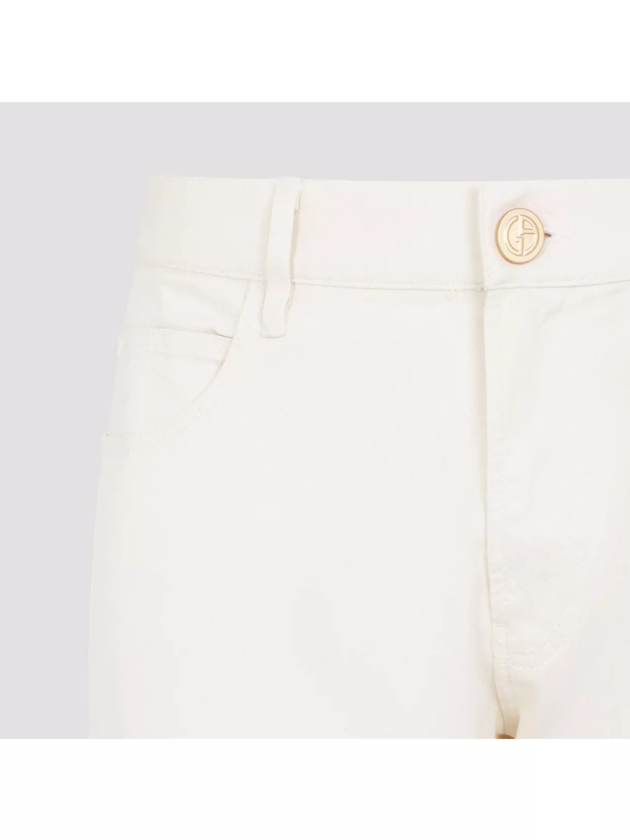 Giorgio Armani Straight-leg Trousers In Luxurious Cotton-silk Blend