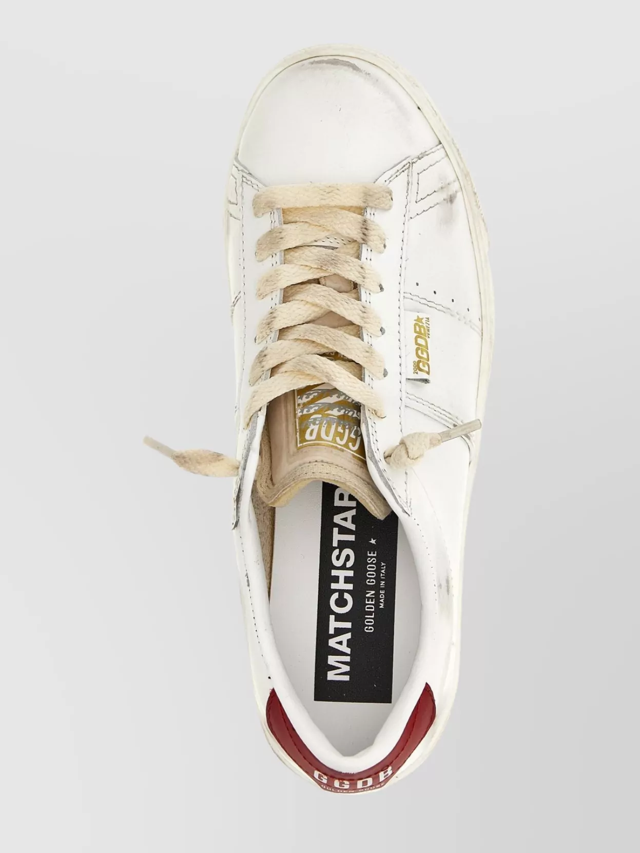 Golden Goose Distressed Sneakers With Perforated Toe Cap
