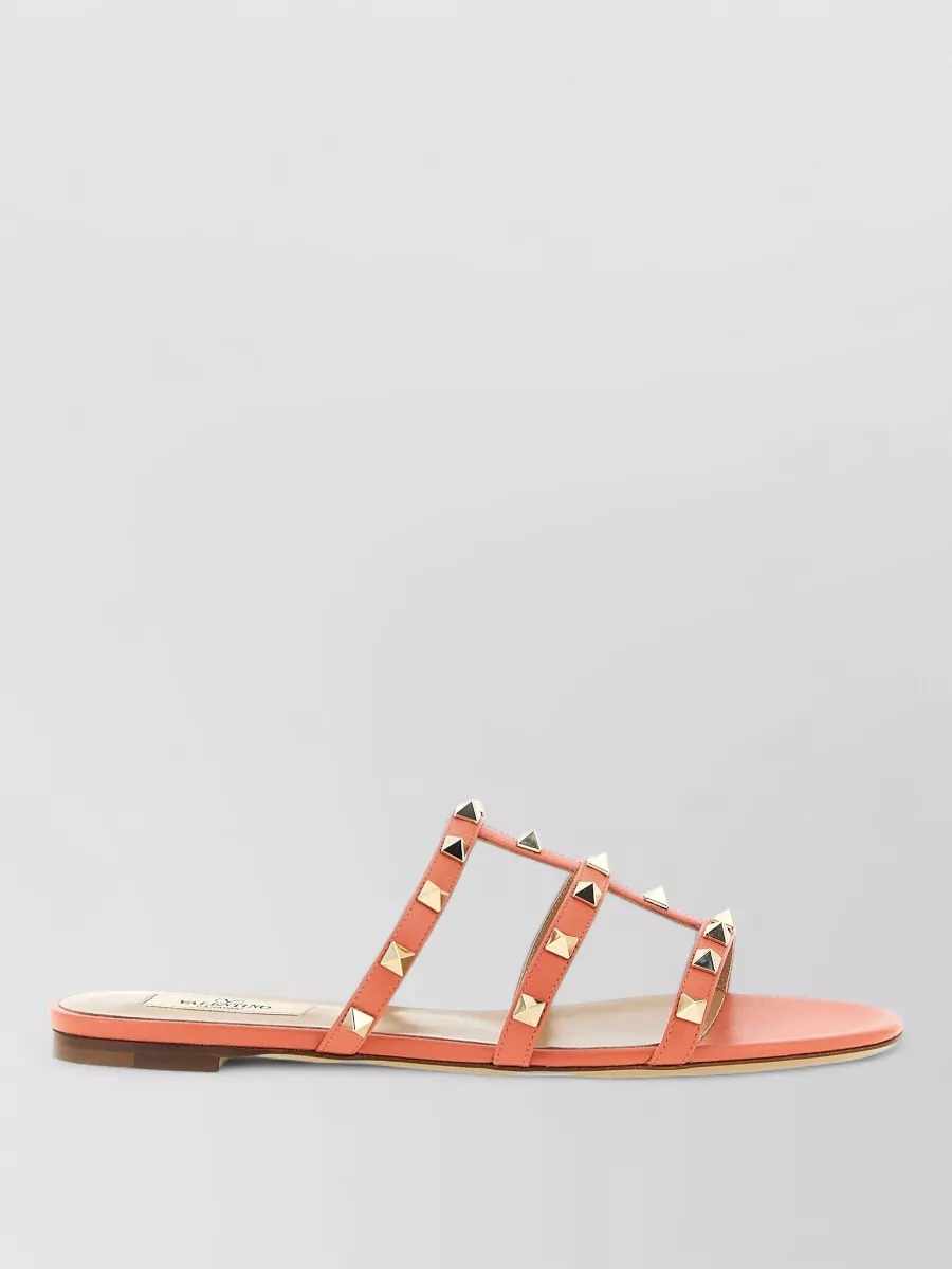 Valentino Garavani Leather Rockstud Slides