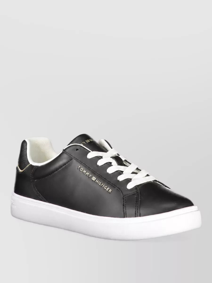 Tommy Hilfiger leather lace-up sneakers