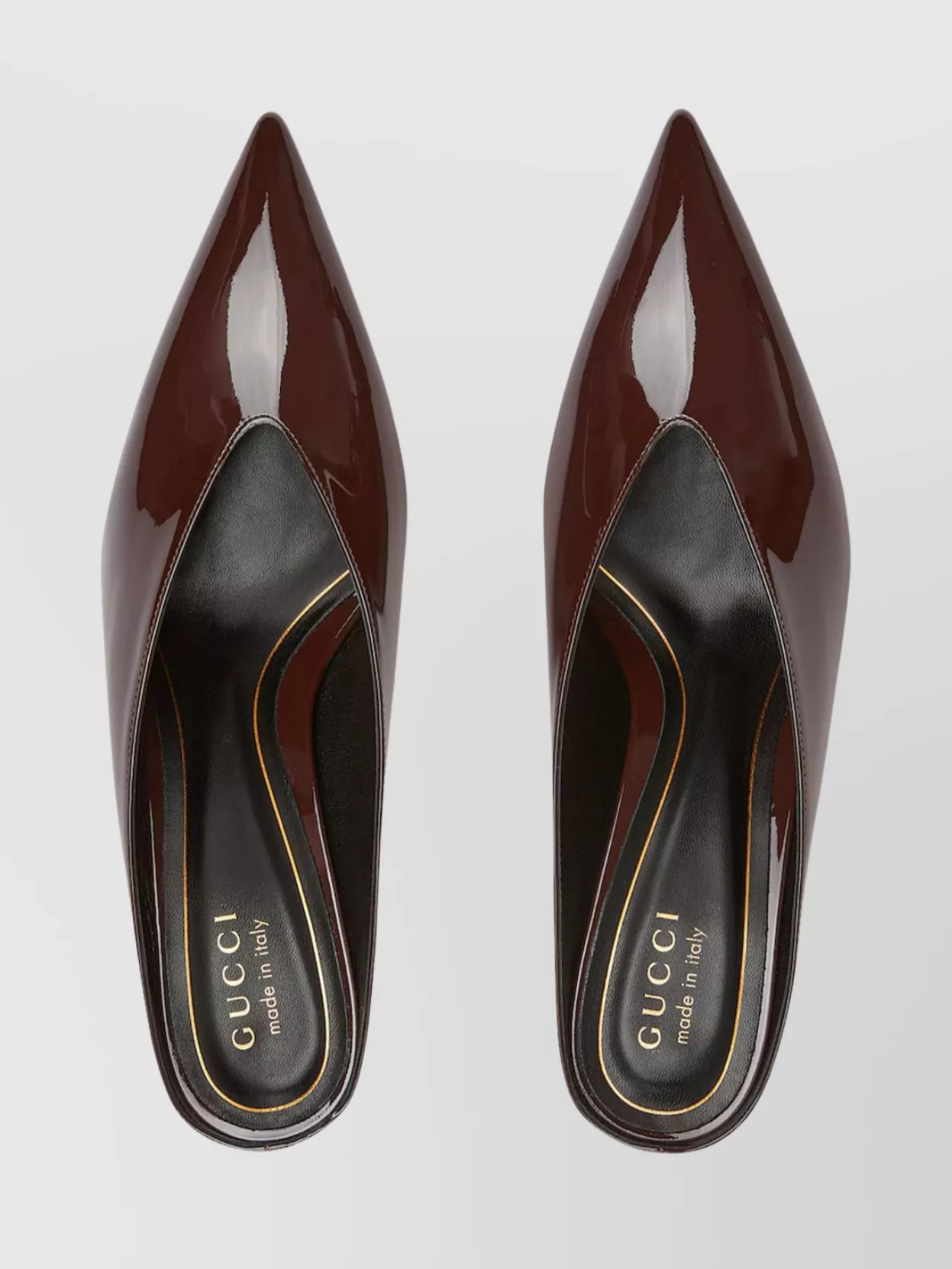 Gucci Heeled Mules With Pointed Toe Design