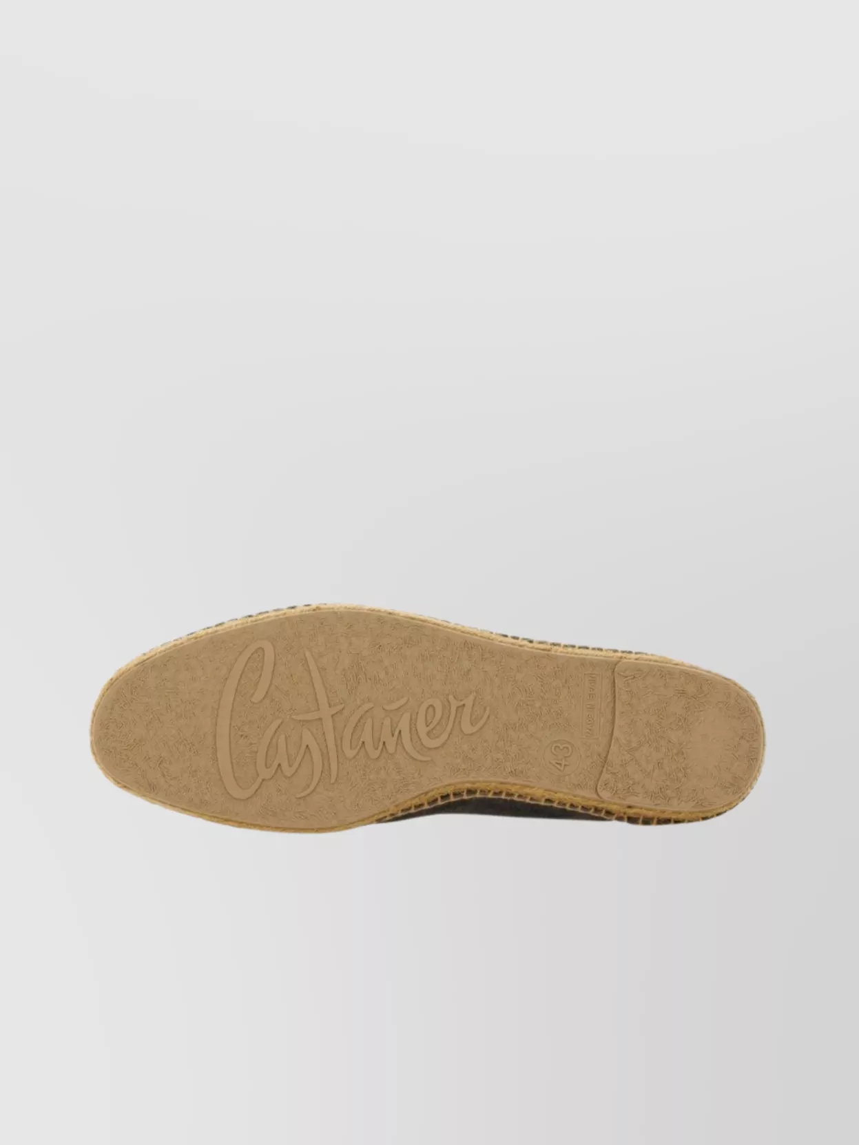 Castaner Suede Round Toe Espadrille With Pull Tab
