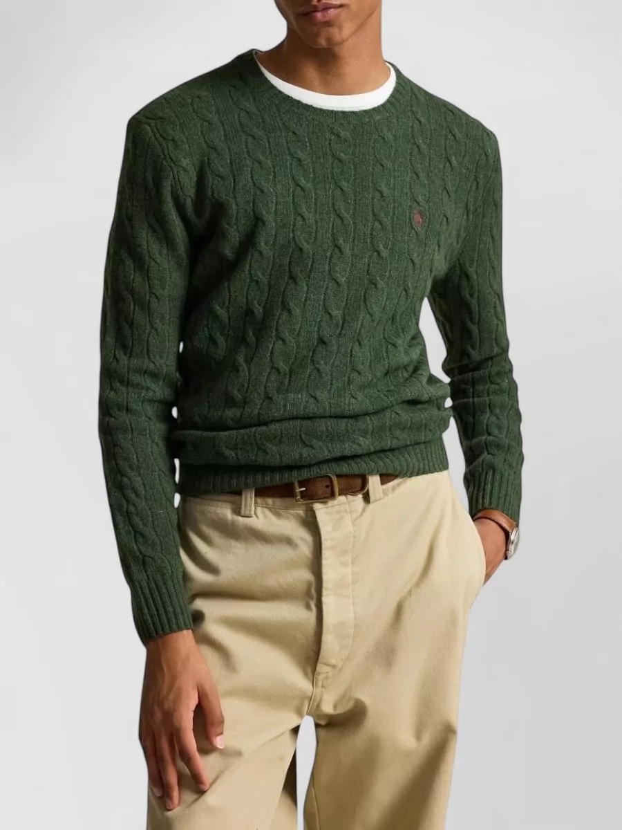 Polo Ralph Lauren Cable-Knit Wool And Cashmere Crewneck Jumper