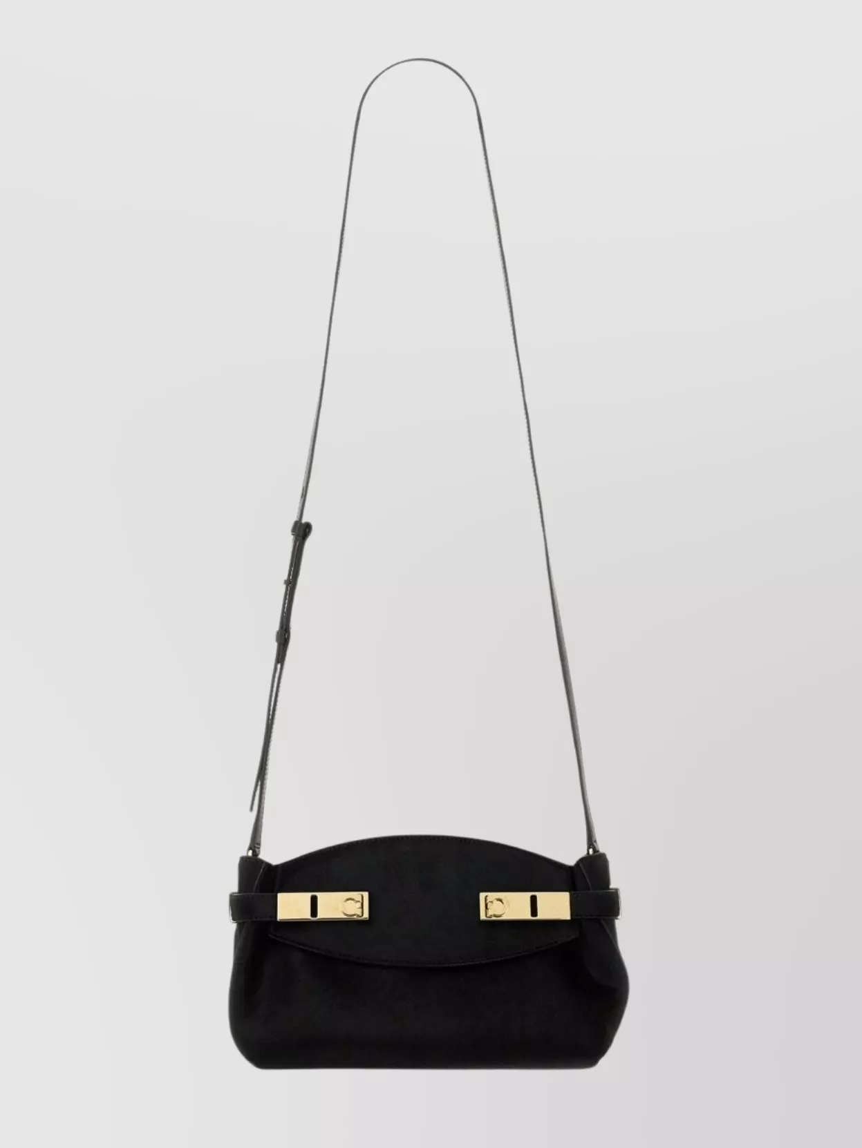 Ferragamo "Soft Embrace" Clutch Bag With Adjustable Strap
