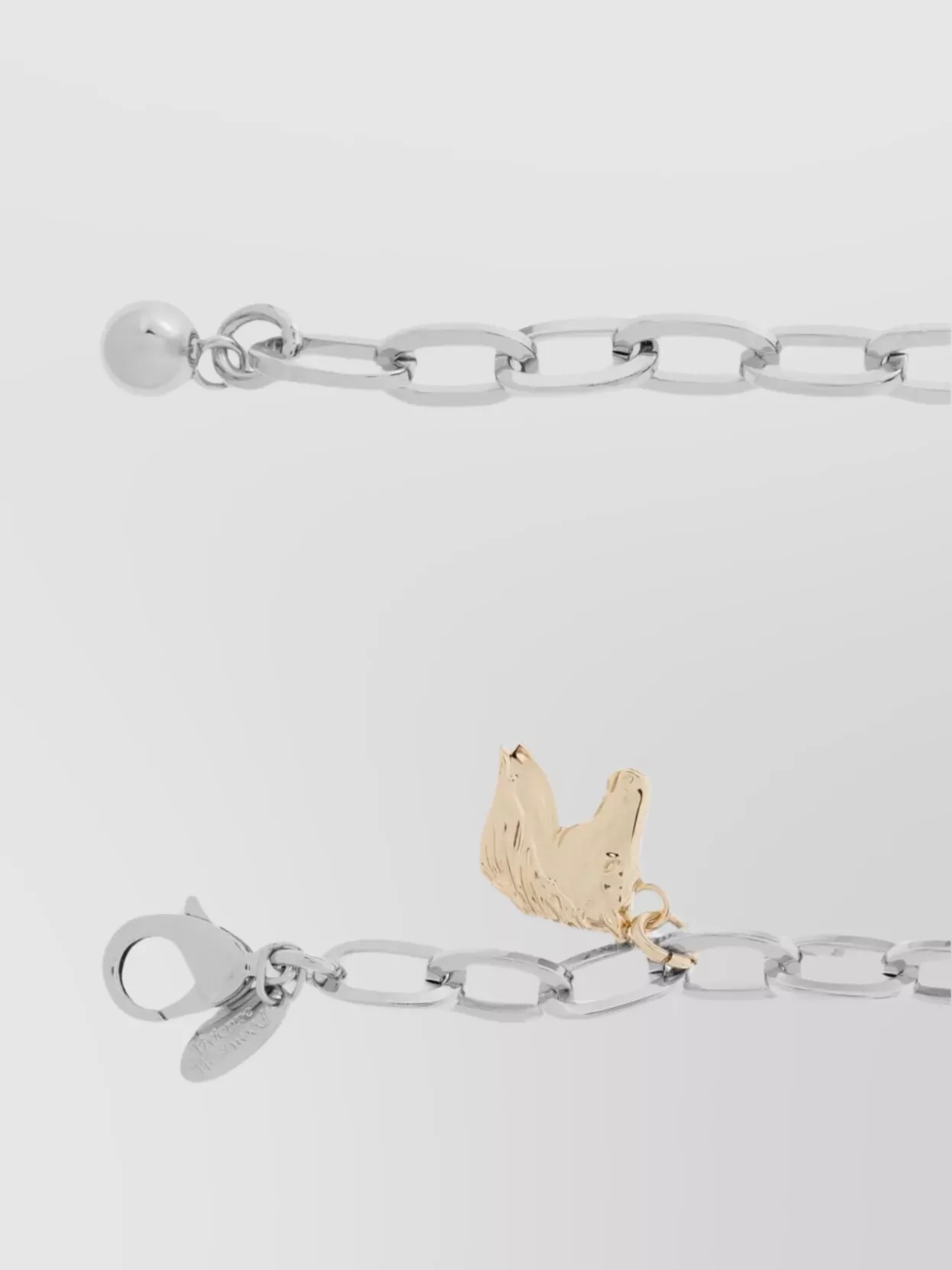 Vivienne Westwood Charm Link Mixed Metal Belt