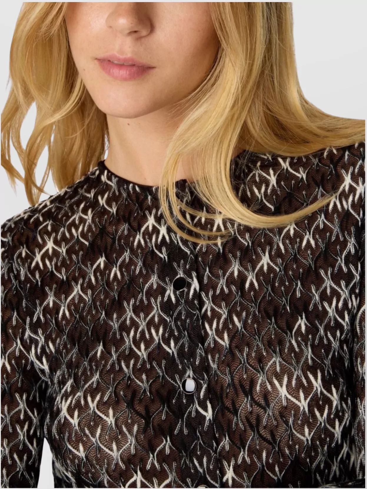 Missoni Artisanal Knit Cardigan Unique Construction
