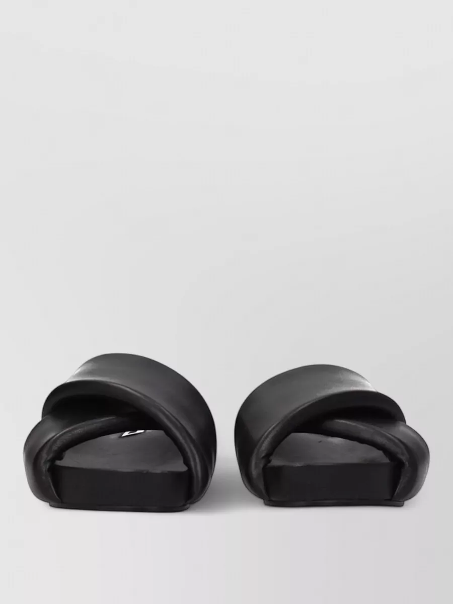 Jil Sander leather platform sandals