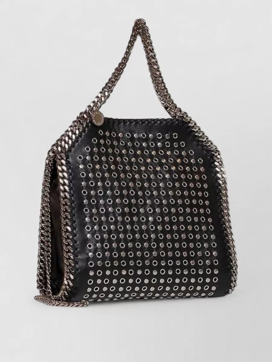 Stella Mccartney Falabella Mini Alter Mat Studded Tote Bag