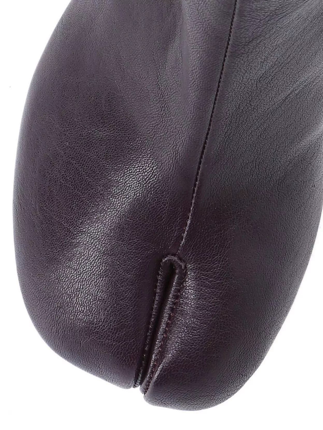 Maison Margiela Stylish Leather Ankle Boots With Chunky Heel
