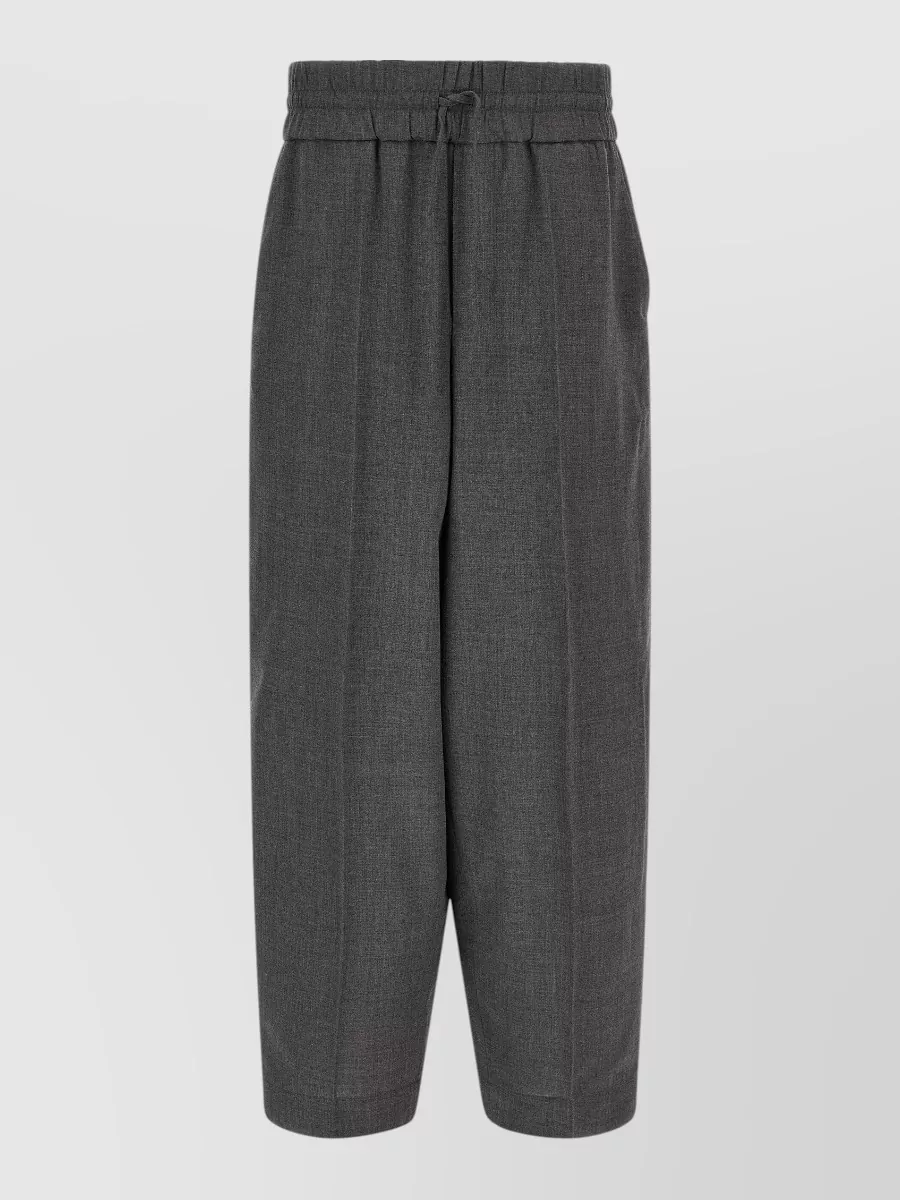 Ami Paris virgin wool relaxed-fit trousers