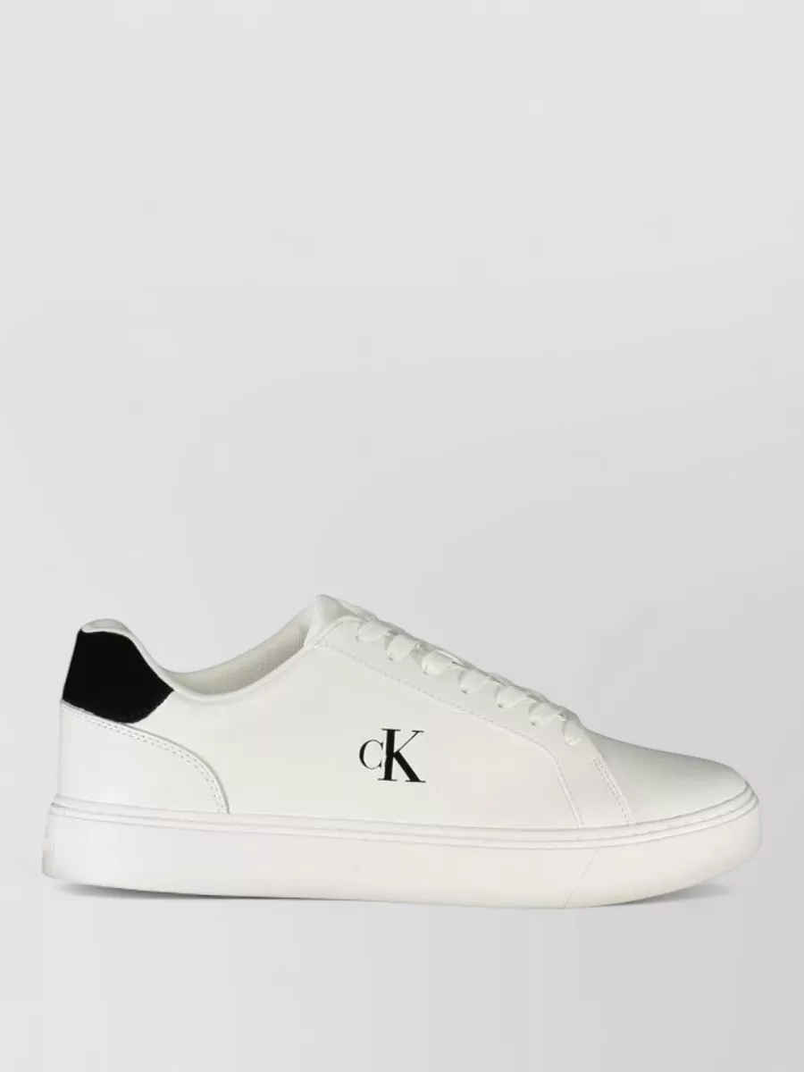 Calvin Klein Leather Low-Top Sneakers