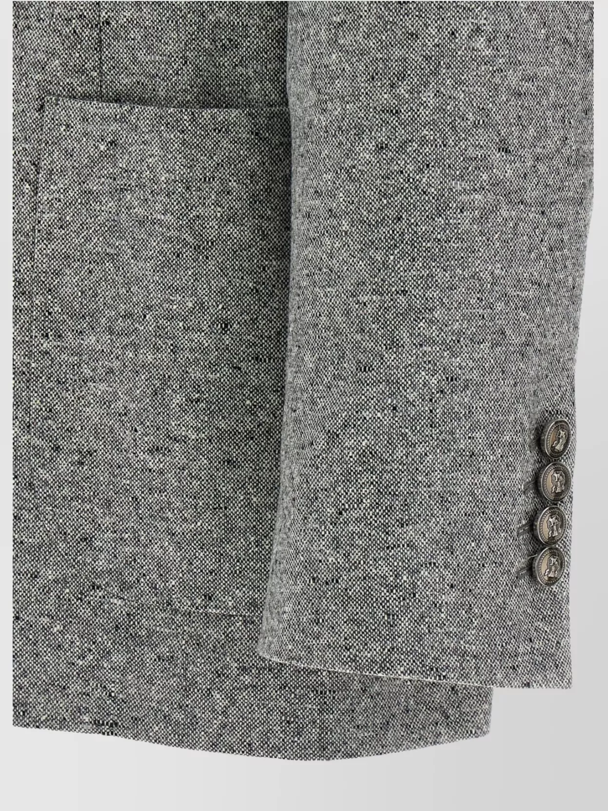 Brunello Cucinelli Tailored Double-Breasted Blazer Featuring Pockets