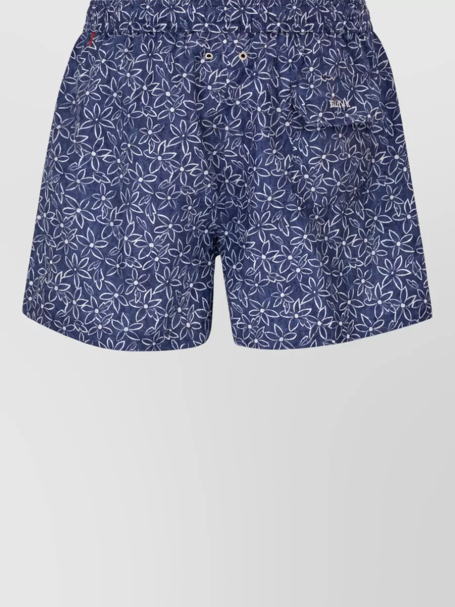 Kiton Printed Swim Shorts