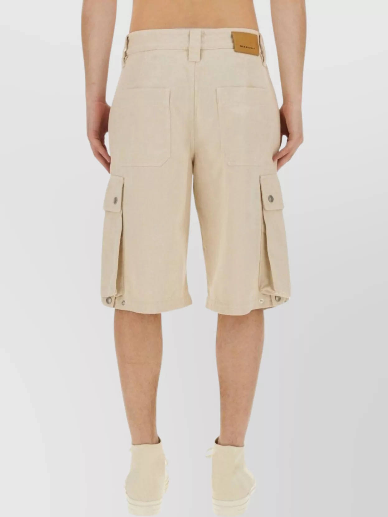 Isabel Marant Knee Length Cargo Pockets Shorts