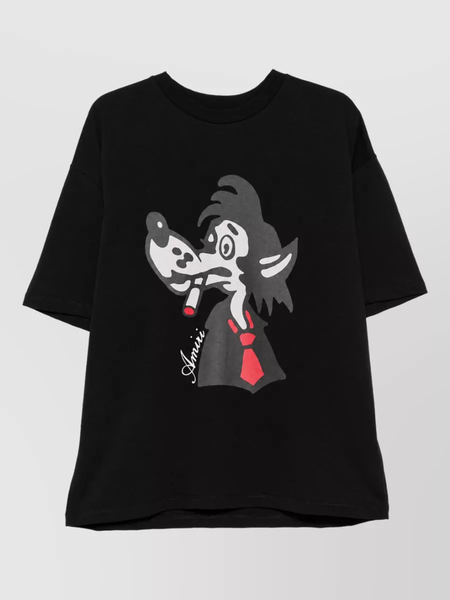 Amiri Cotton graphic print short sleeve t-shirt