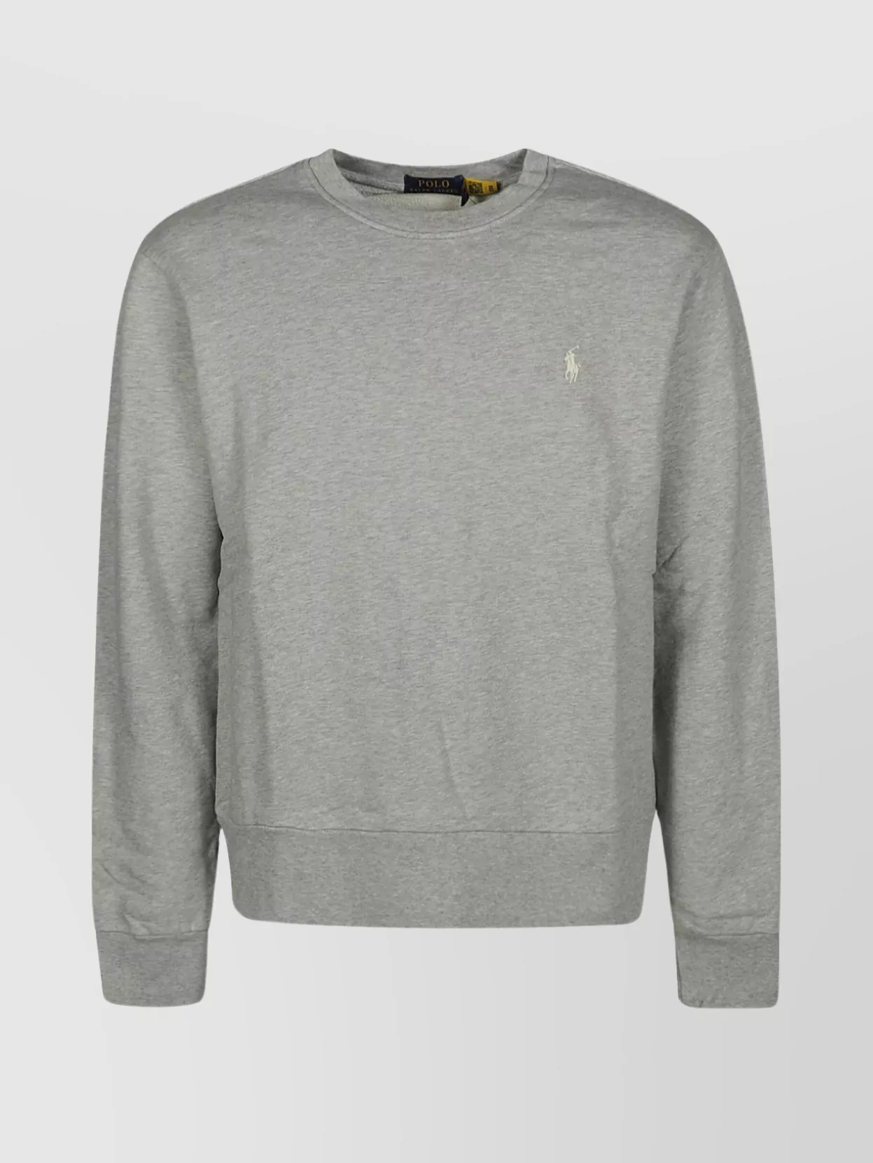 Shop Polo Ralph Lauren Ribbed Crewneck Sweater With Long Sleeves