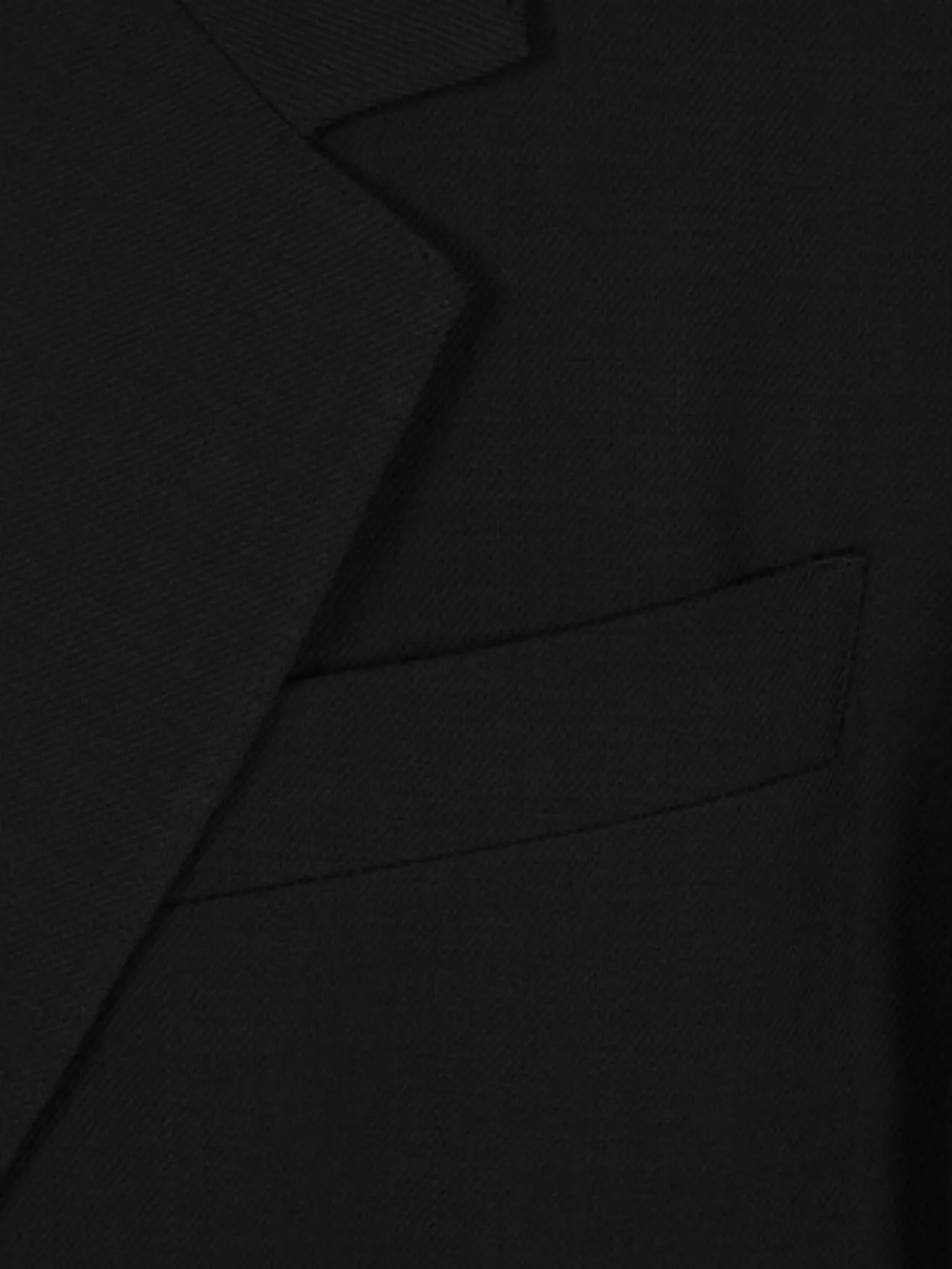 Ami Alexandre Mattiussi Tailored Wool Blazer With Notch Lapel And Pockets In Black