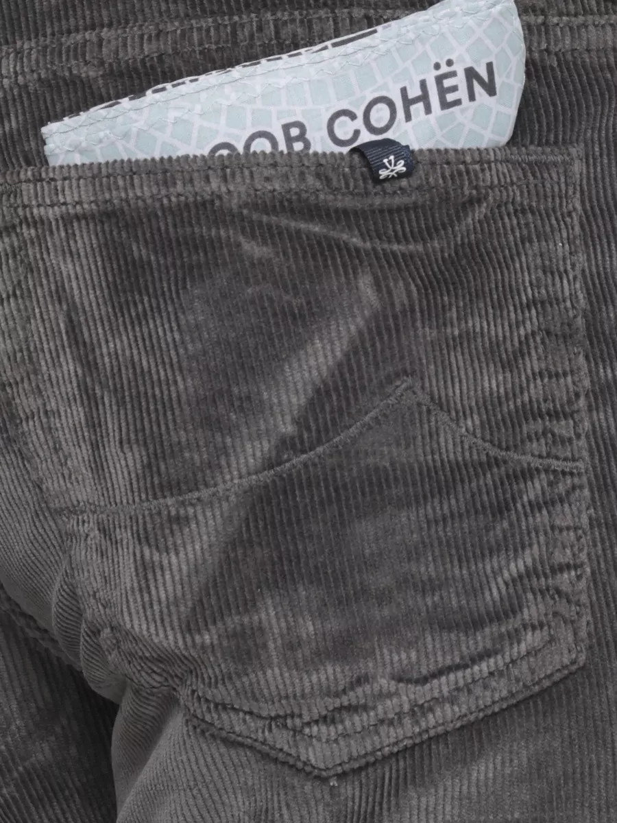 Jacob Cohen Cotton Corduroy Mens Trousers Five Pocket Handkerchief