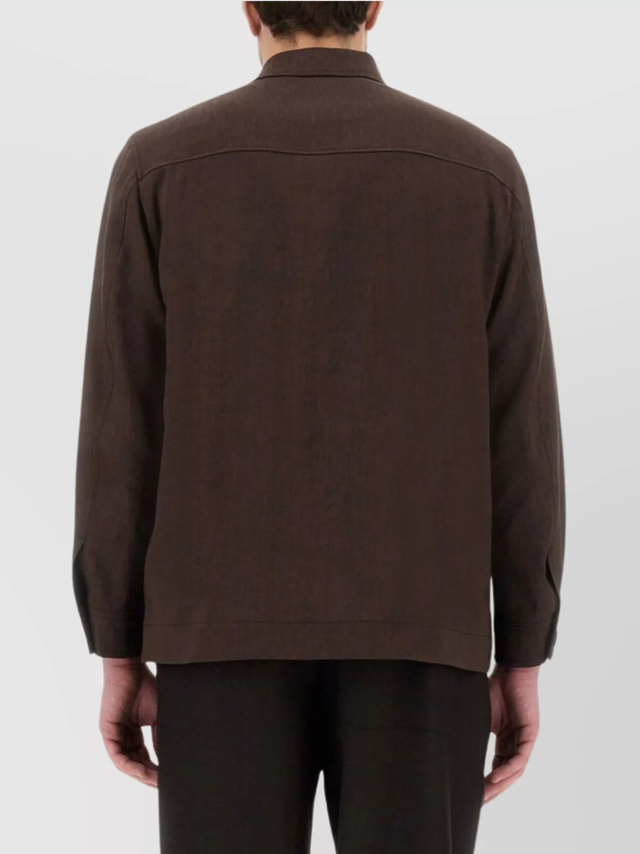 Hugo Boss Overshirt With Long Sleeves And Chest Pockets