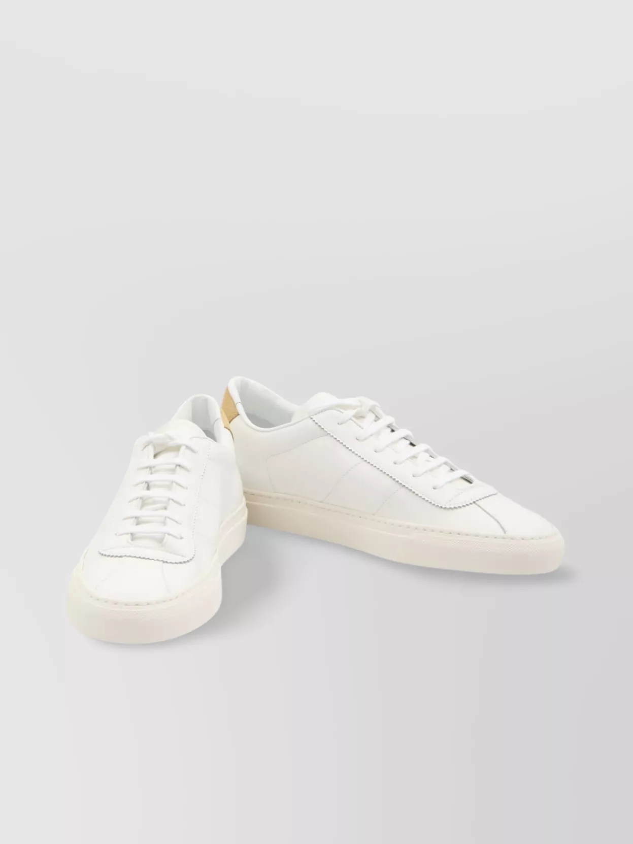 Common Projects Leather Sneakers Beige Inserts