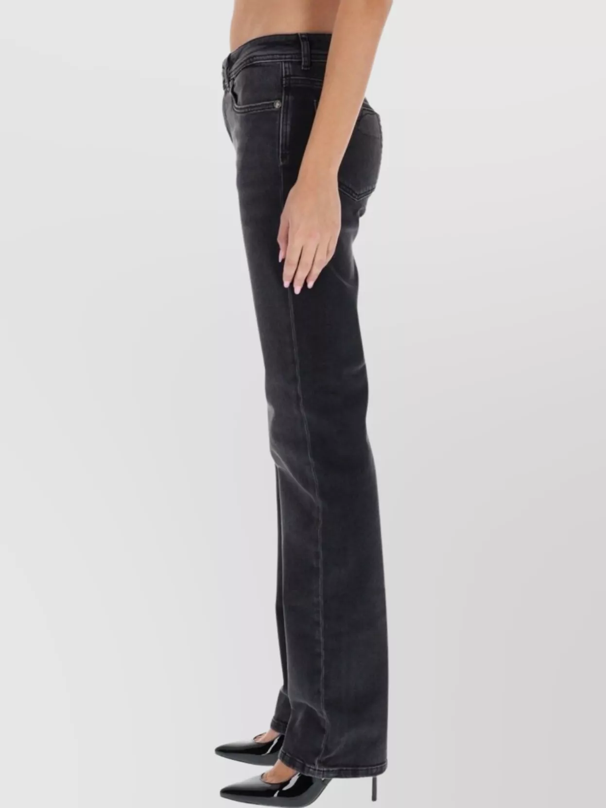 Versace Jeans Couture Five-Pocket Trousers With Belt Loops Design