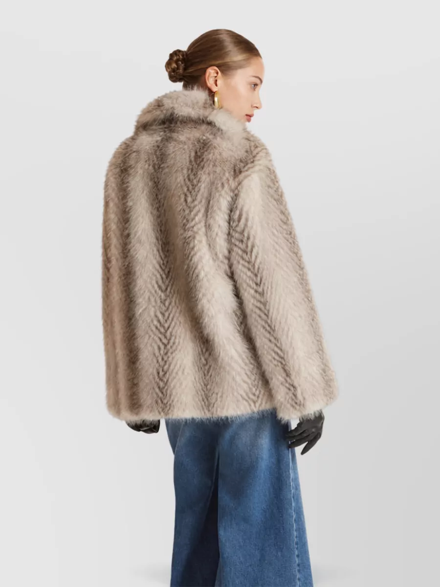 Simona Corsellini Faux Fur Coat