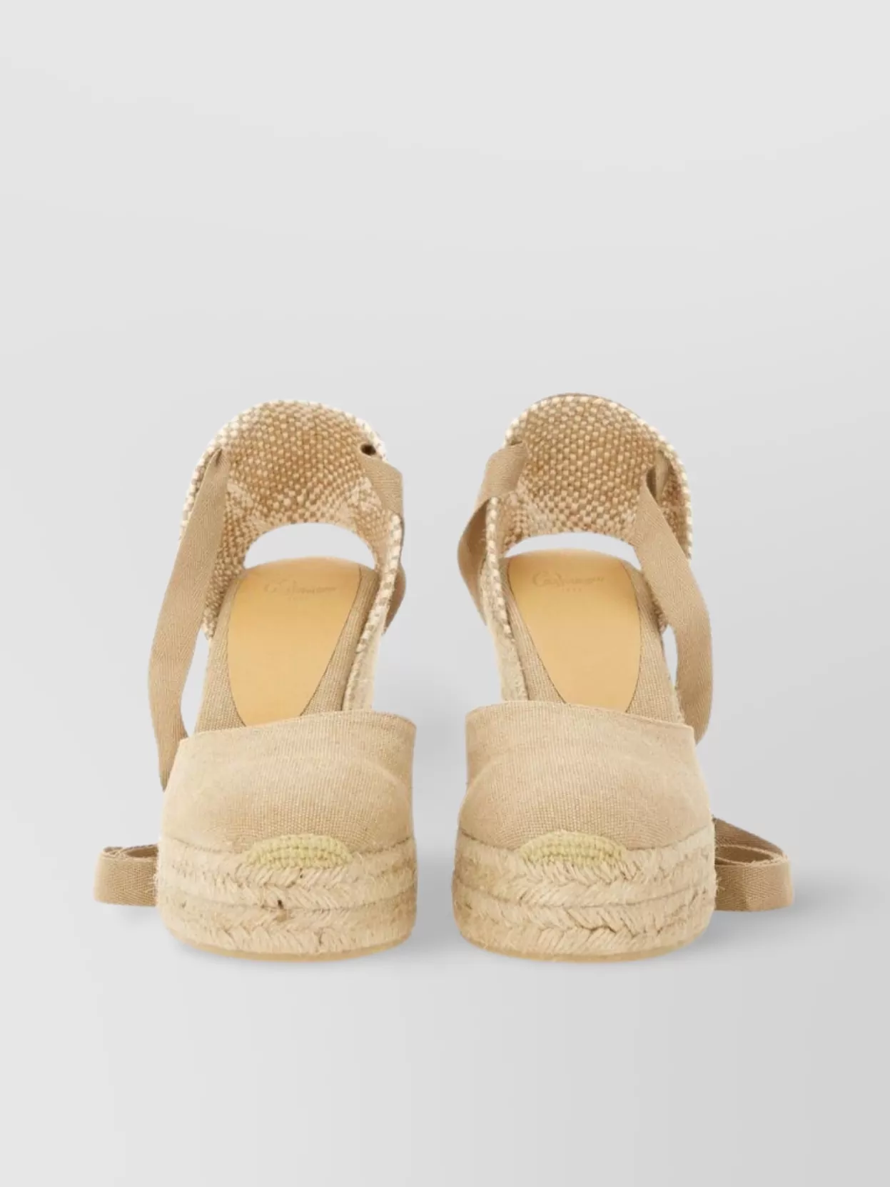 CASTAñER CLOSED TOE WEDGE ESPADRILLE WITH TEXTURED SOLE
