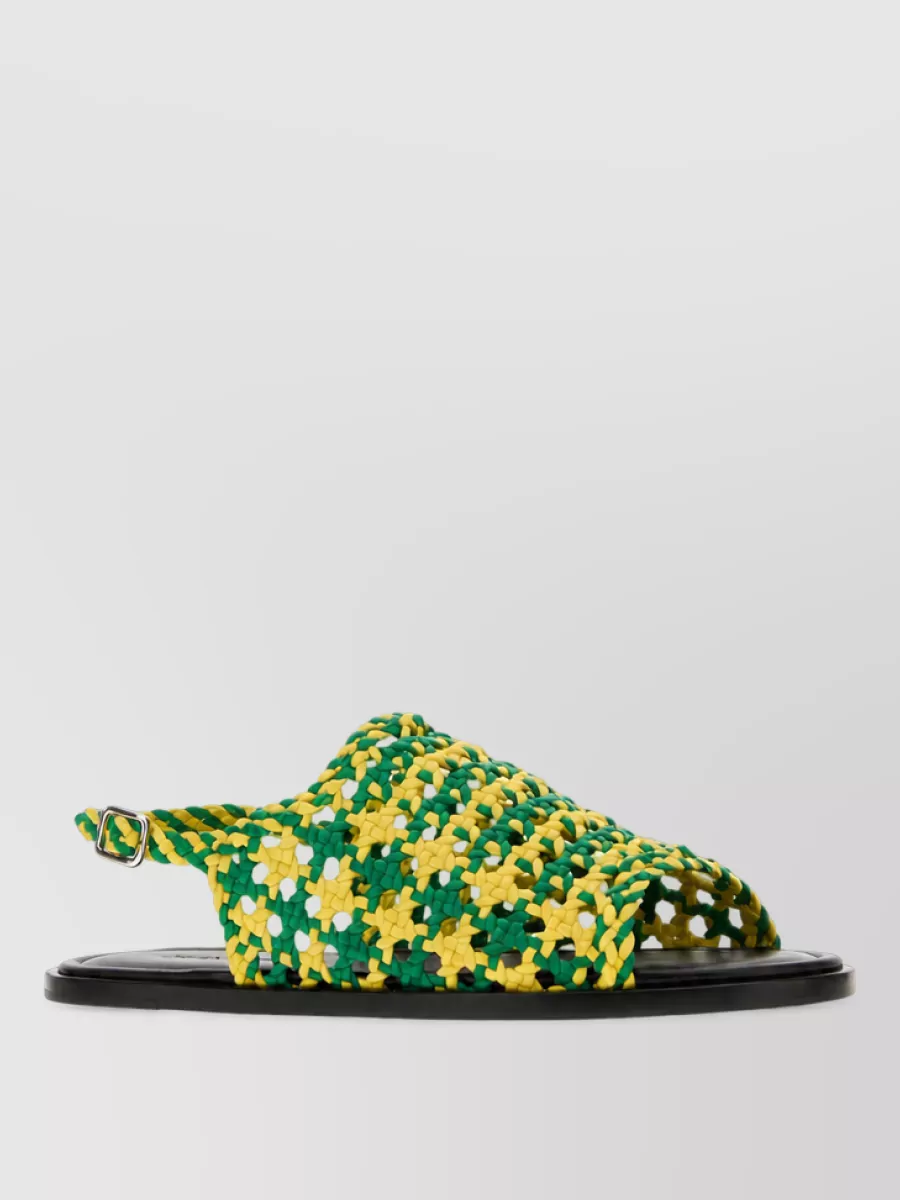 JW Anderson two-tone mesh sandals