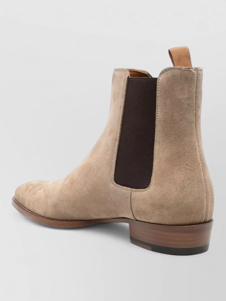 Saint Laurent Suede Ankle Boots