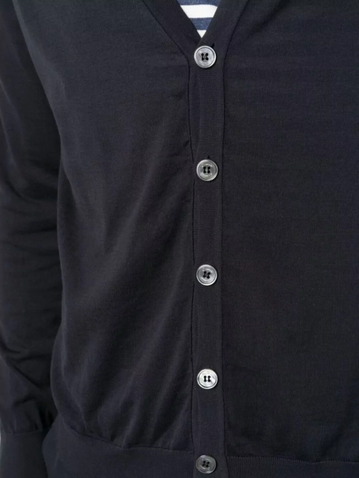 Drumohr V-Neck Long Sleeves Cuffs And Hem