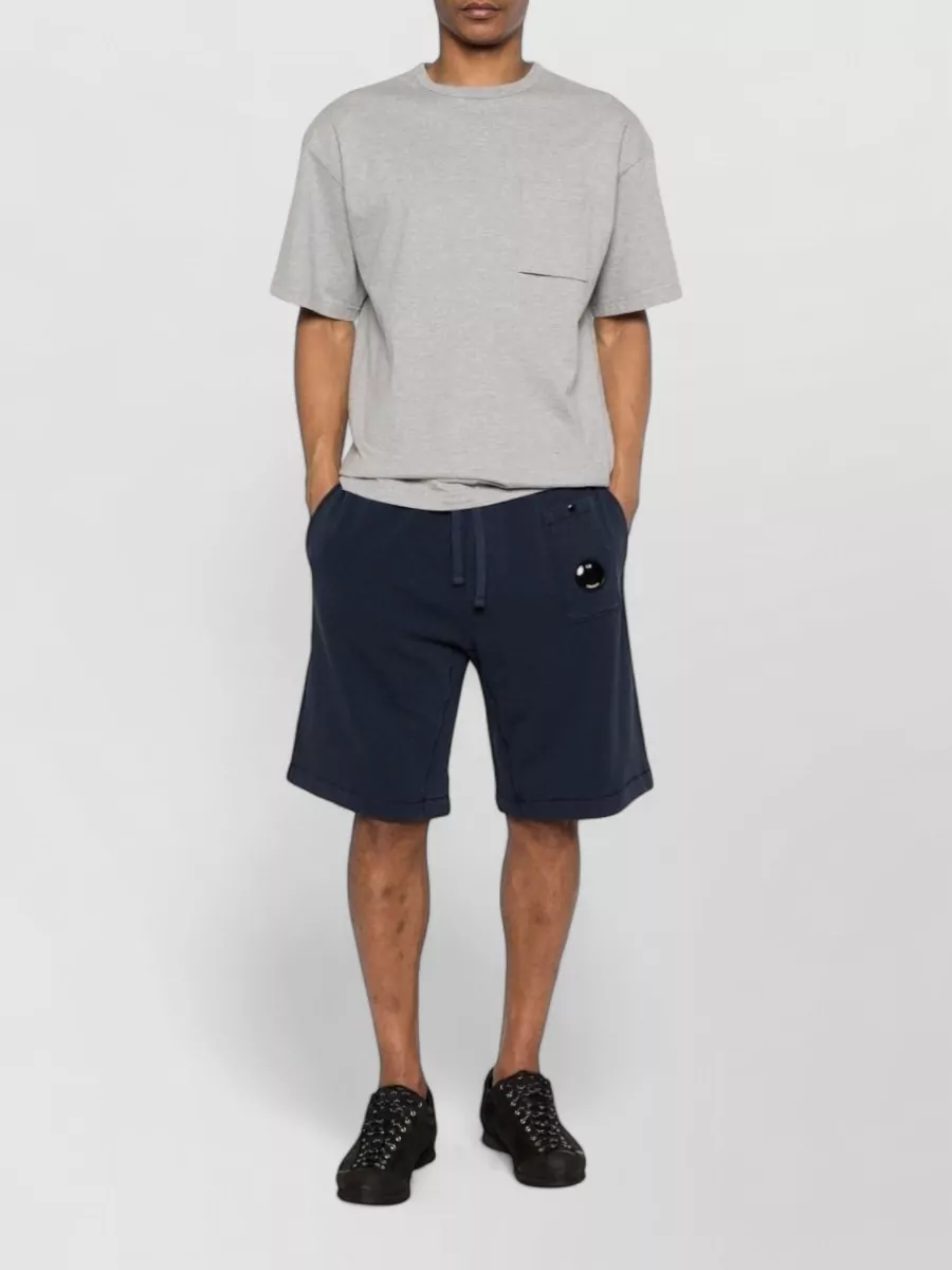C.p. Company Cotton Drawstring Cargo Shorts