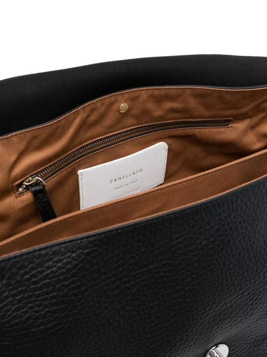 Zanellato Pebbled Leather Shoulder Bag