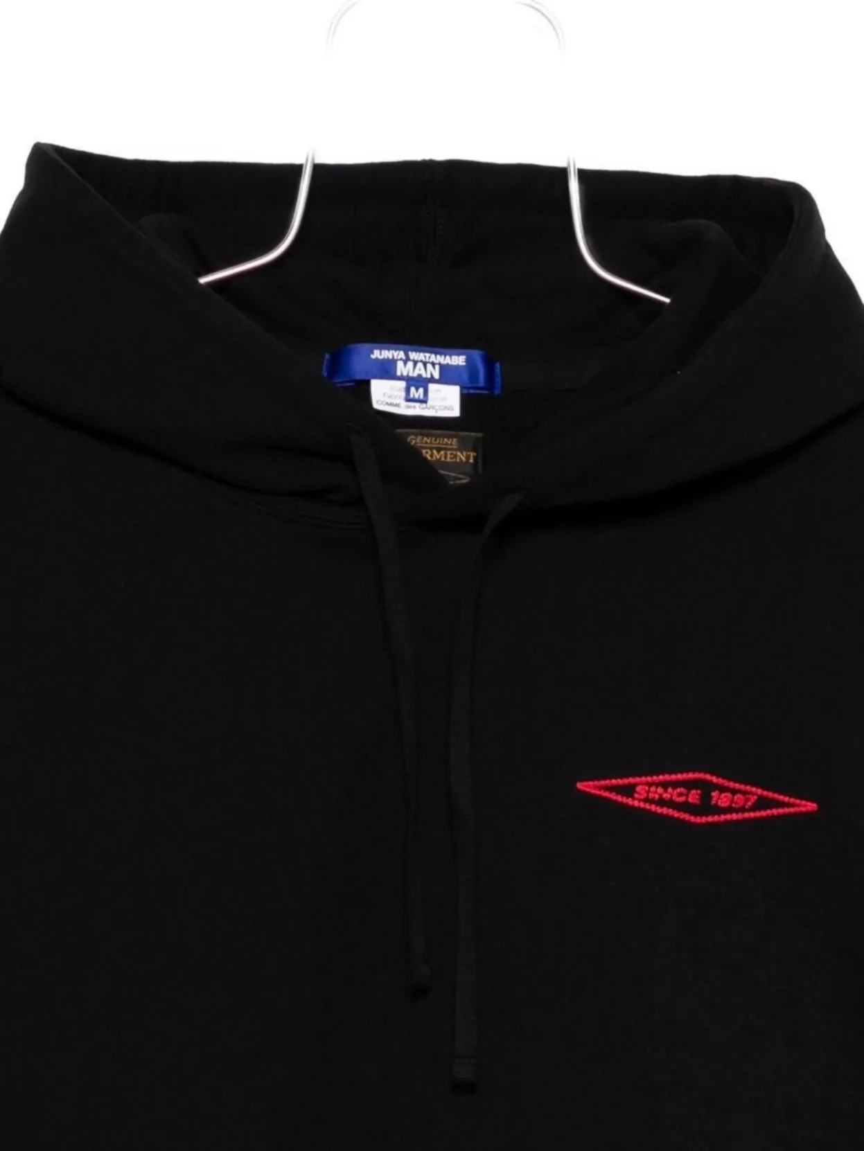 Junya Watanabe Cotton Hoodie With Logo And Back Print