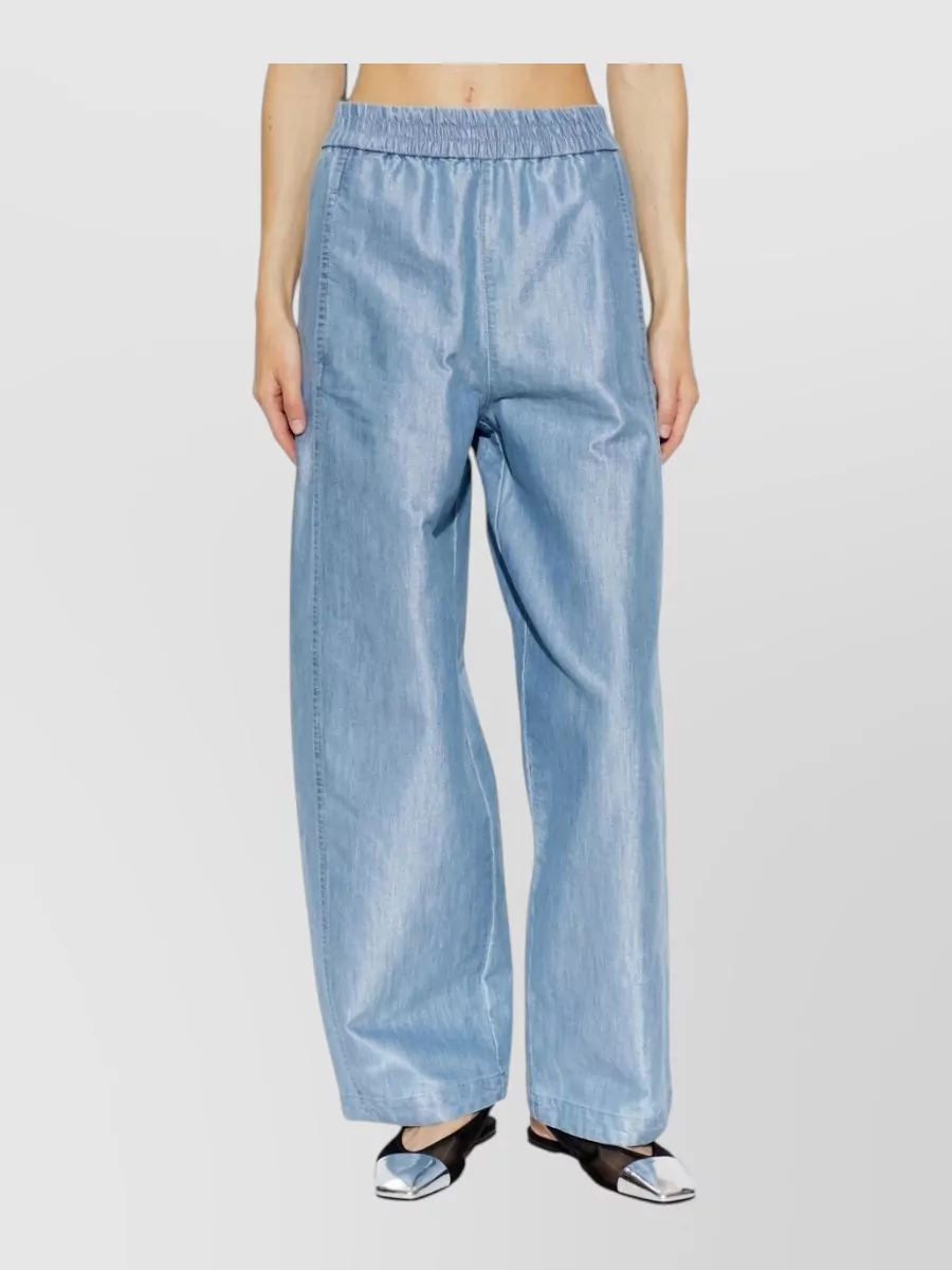 Emporio Armani denim wide-leg jeans