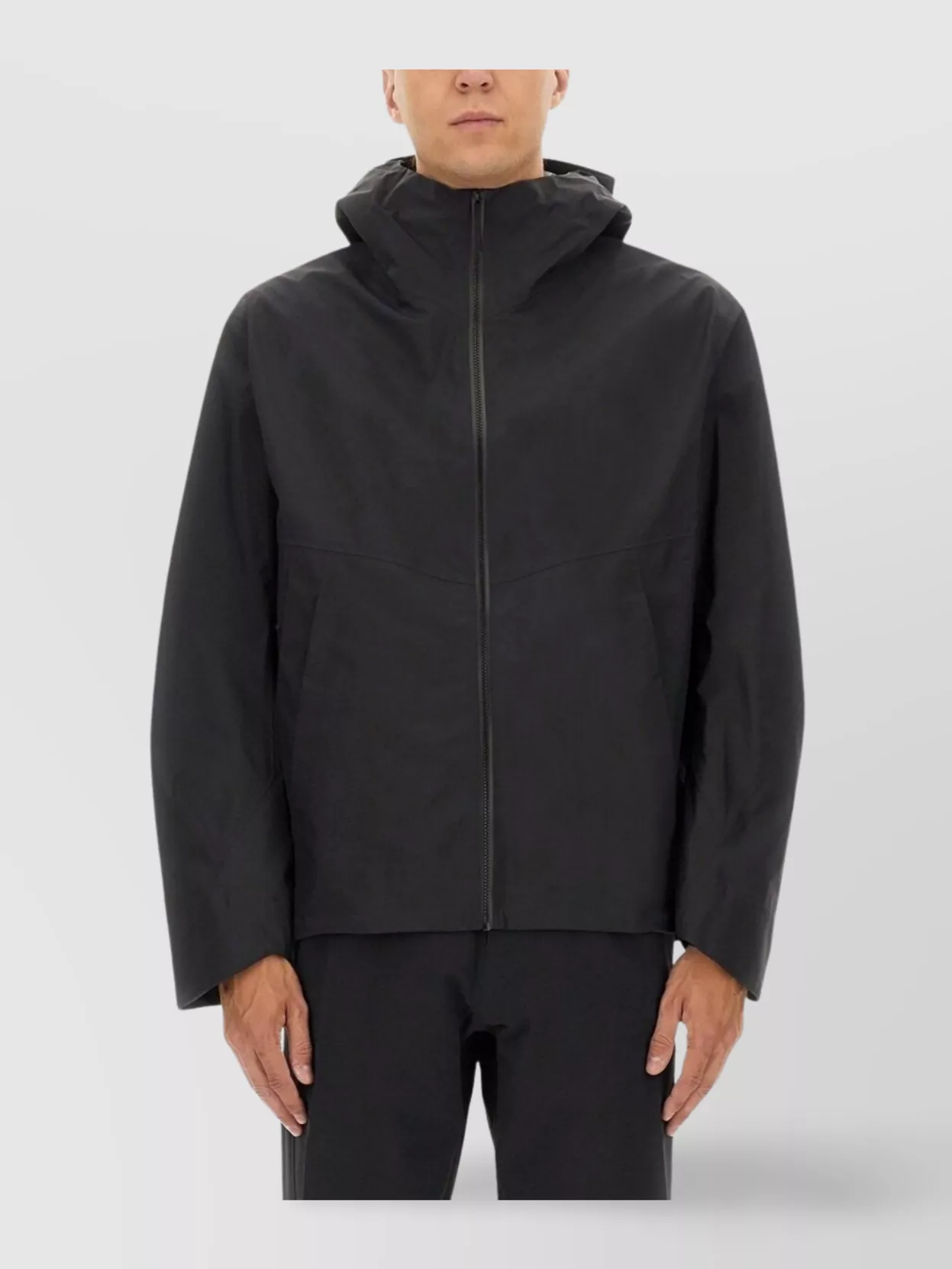 Veilance Nylon Hooded Windbreaker Jacket