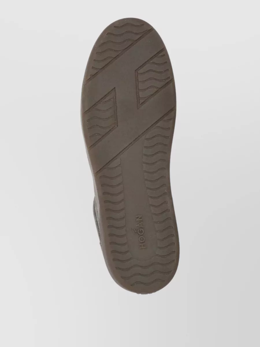 Hogan Leather Low Top Lace-Up Sneakers