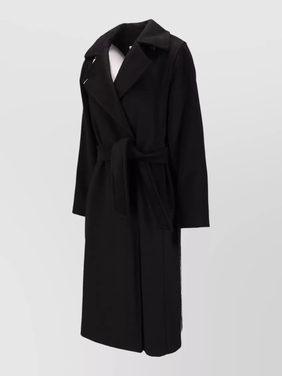 Max Mara Coat Belted Waist Wrap Style Mid Length