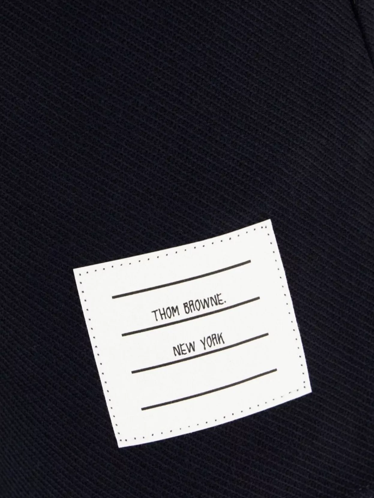 Thom Browne Mini Skirt Cotton Midnight