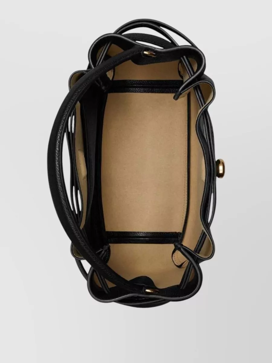 Tory Burch Romy Leather Bucket Bag
