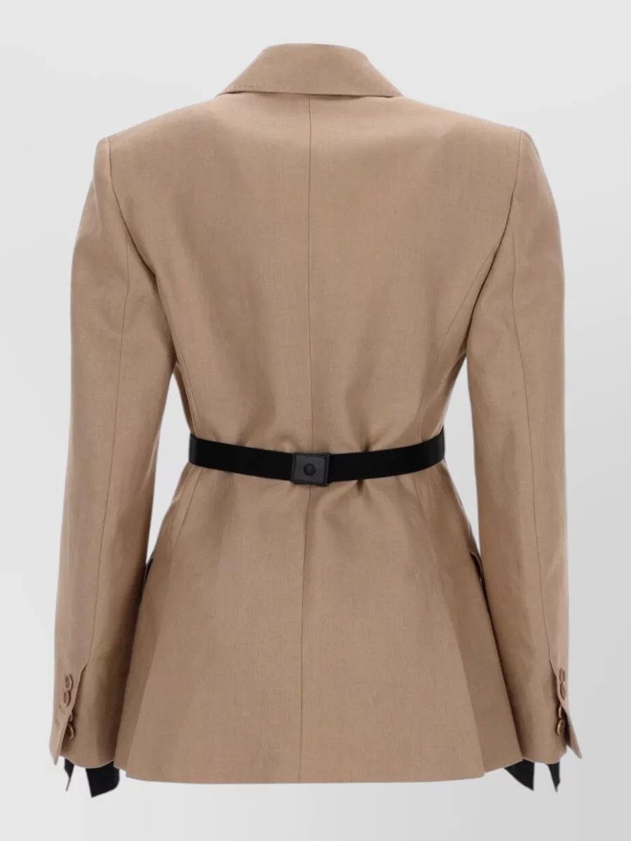 Max Mara Linen Double-breasted Blazer