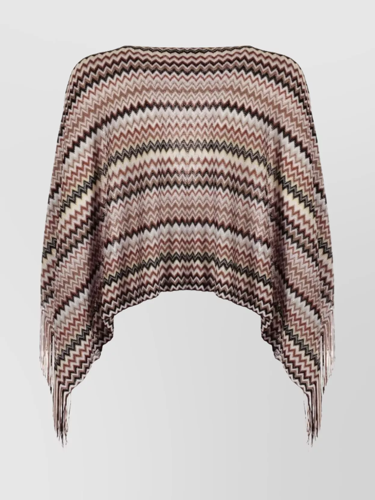 Missoni Zig-Zag Pattern Viscose Cape