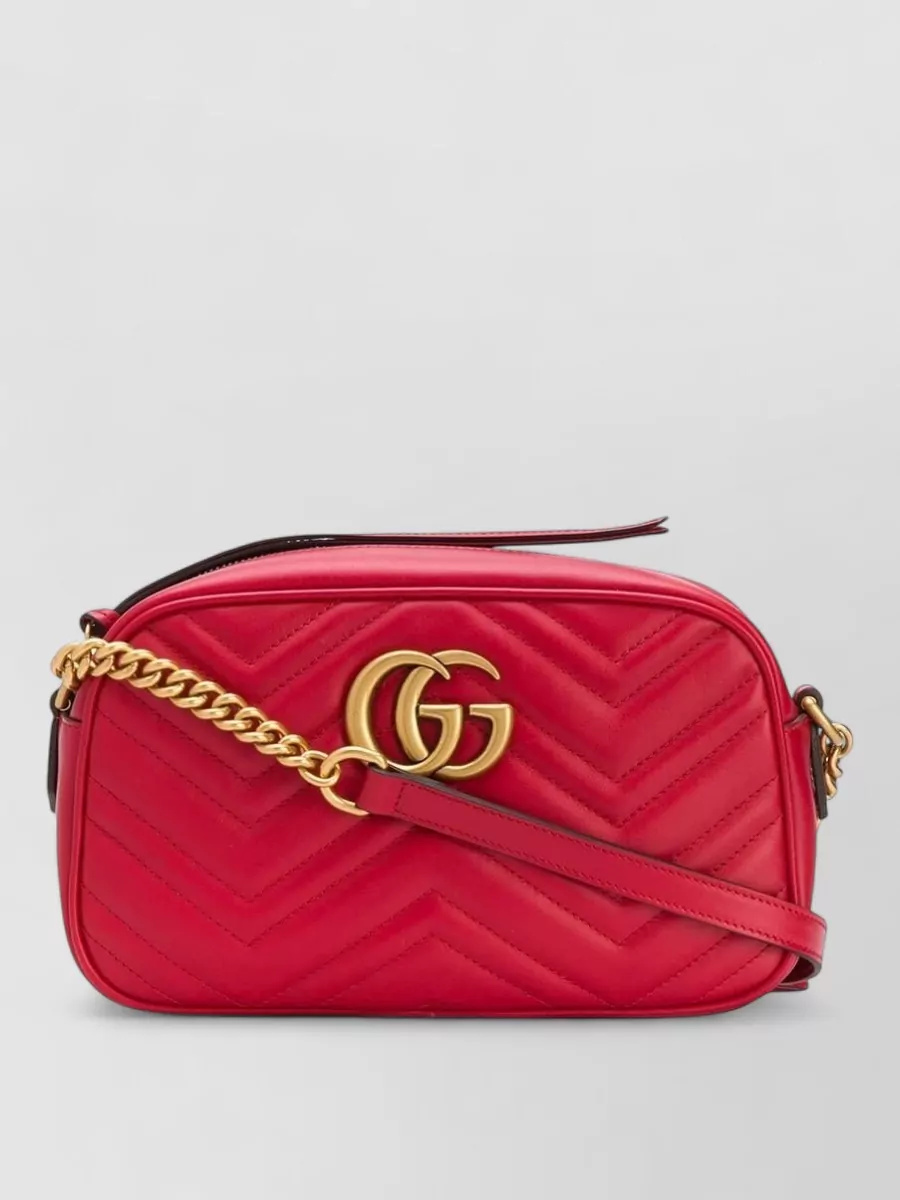 Gucci Gg Marmont Leather Cross-Body Bag