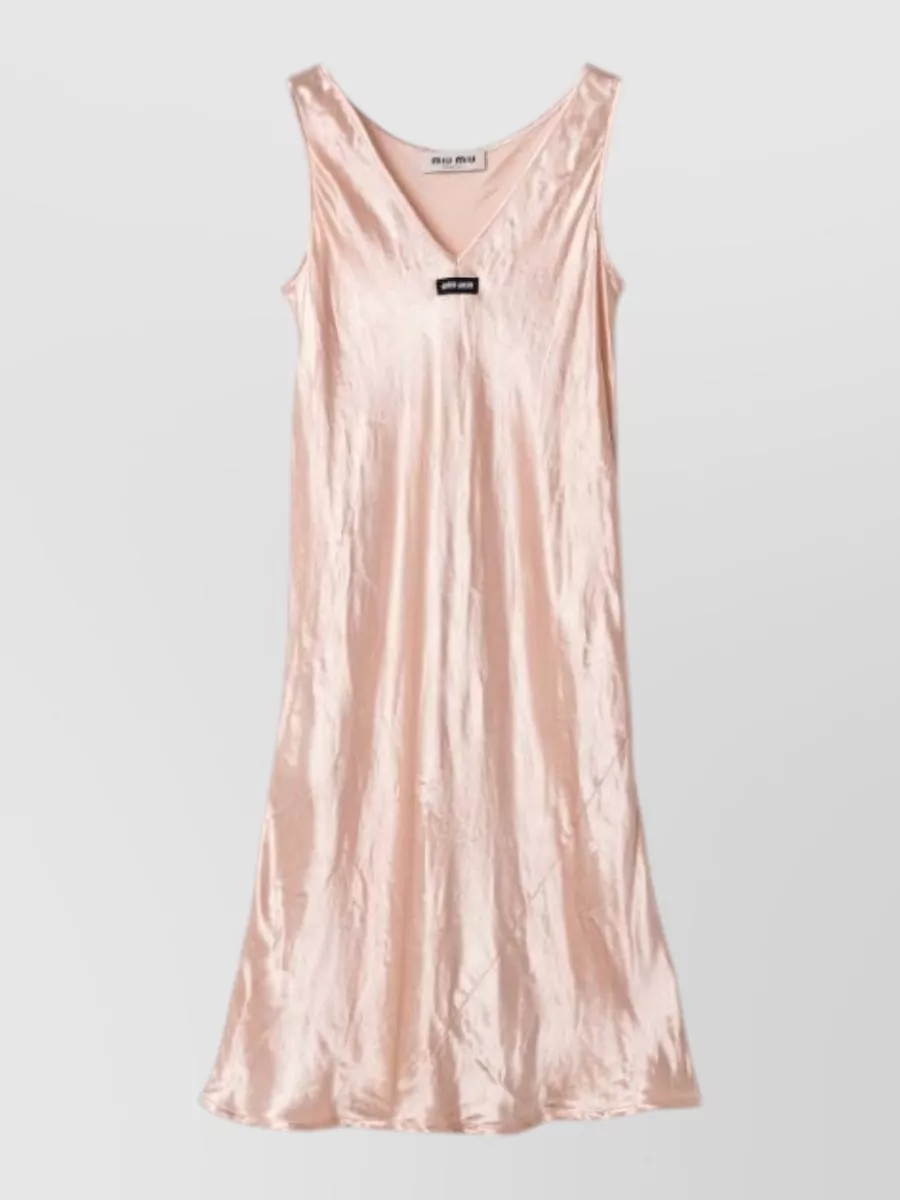 Miu Miu Satin slip dress