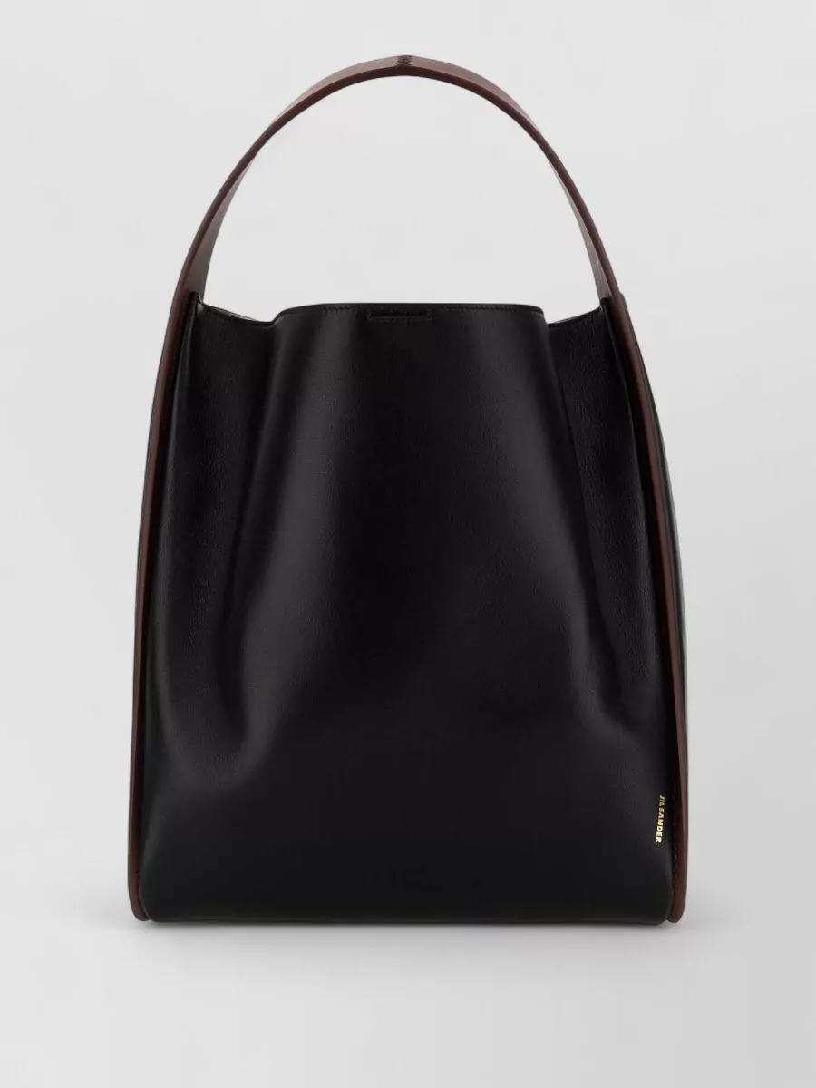 Jil Sander Na Leather Shoulder Bag